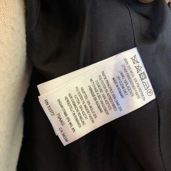 Women’s French Connection Grey Wool Coat, US 0 - Picture 5 of 6